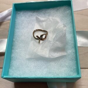Tiffany & Co. Paloma Picasso sterling XO ring size 4 BNWB
